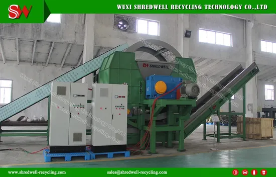 Double Shaft Crusher for Recycling Scrap/Waste Passenger Tire
