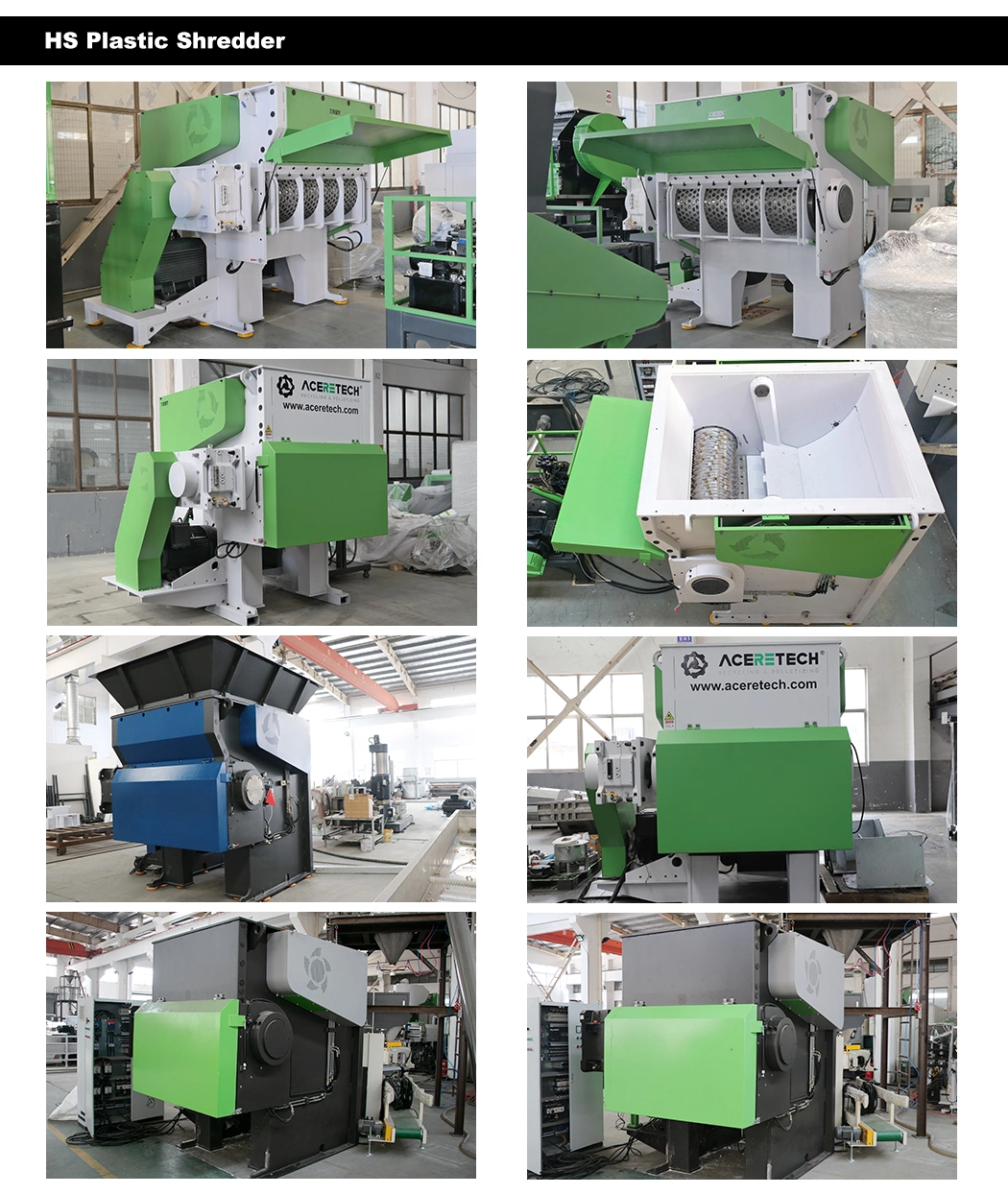 Factory Direct Supply Waste Recycled Plastic Single Shaft Crusher
