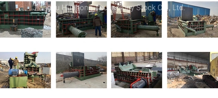 Scrap Metal Hydraulic Baling Recycling Machine Compactor Press Baler for Iron Aluminum Copper Steel Waste Car