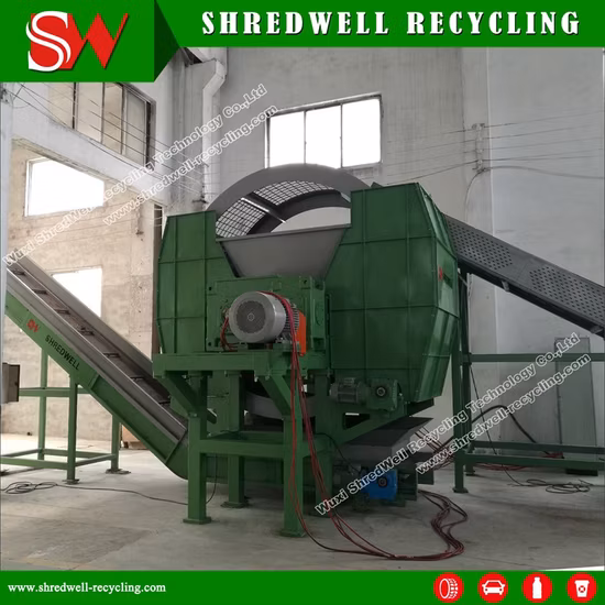Double Shaft Crusher for Recycling Scrap/Waste Passenger Tire