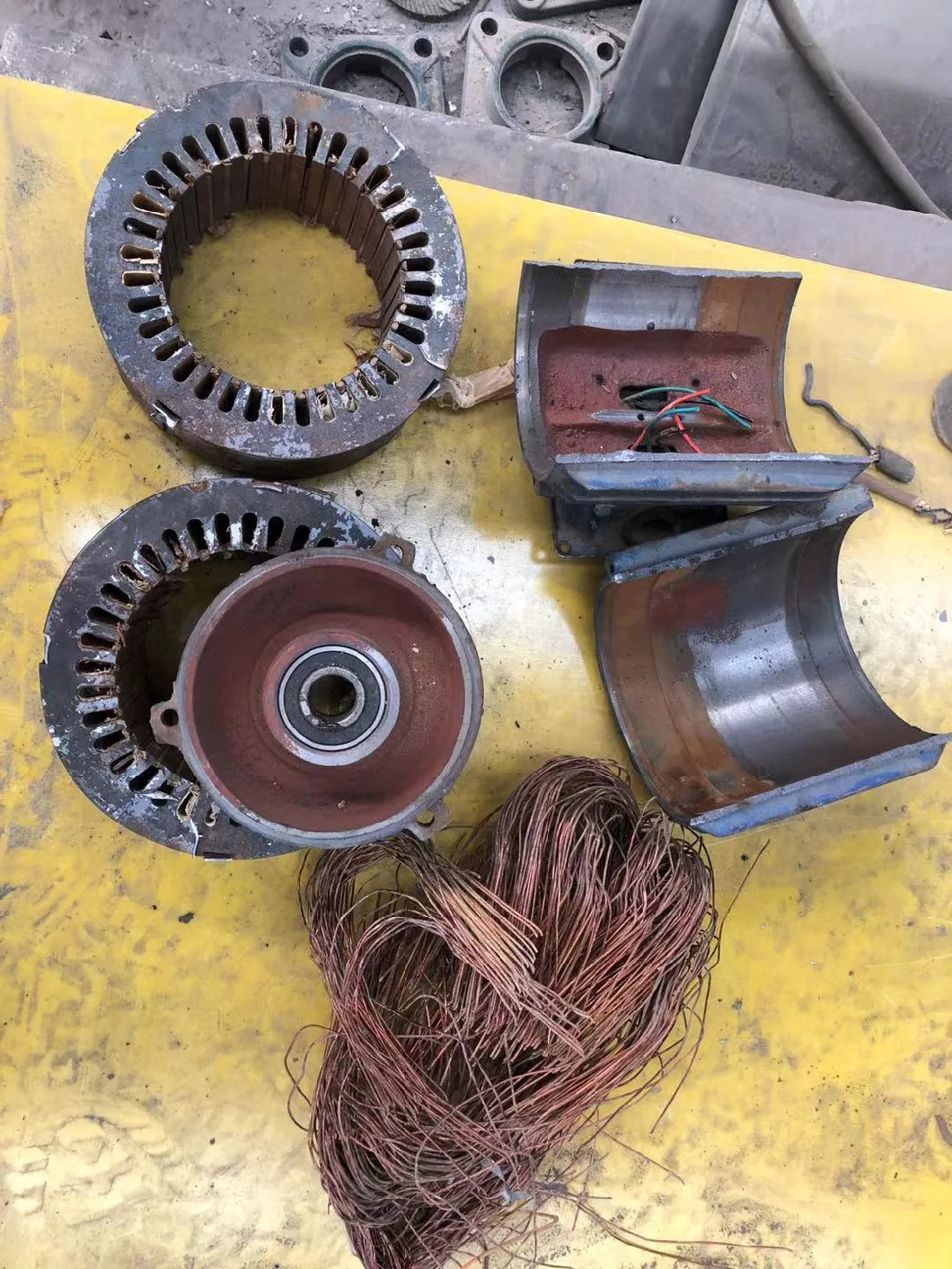 Copper Coil Cutting and Pulling Machine