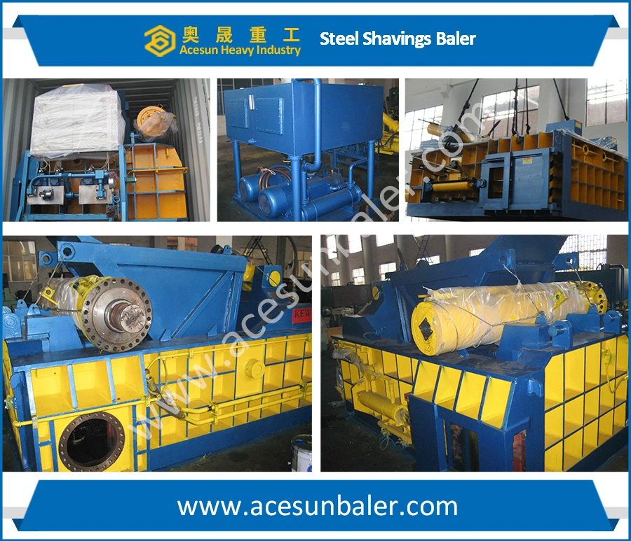 Non Ferrous Waste Metal Hydraulic Compacting Recycling Press Baler