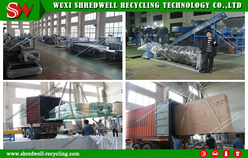 Double Shaft Crusher for Recycling Scrap/Used Wood Pallet