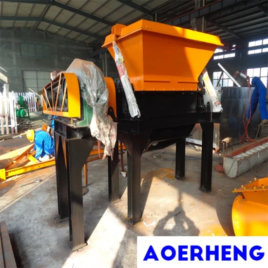 Electric Motor Pig and Cow Carcass Crusher with Single Shaft