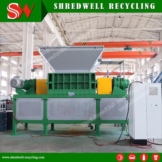 Double Shaft Crusher for Recycling Scrap/Waste Passenger Tire