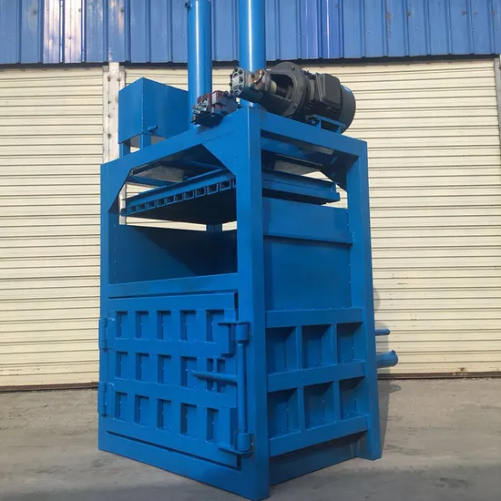 Customized Vertical Hydraulic Baling Machine Waste Paper Plastic Metal Scrap Baler