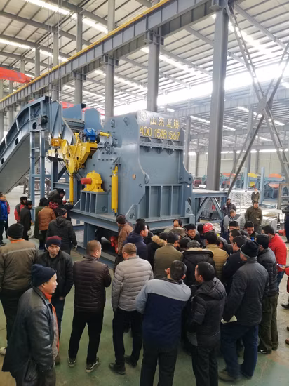 Automatic Shredder Steel Waste Crusher Car Bicycle Crushing Scrap Iron Metal Crusher Machine Price