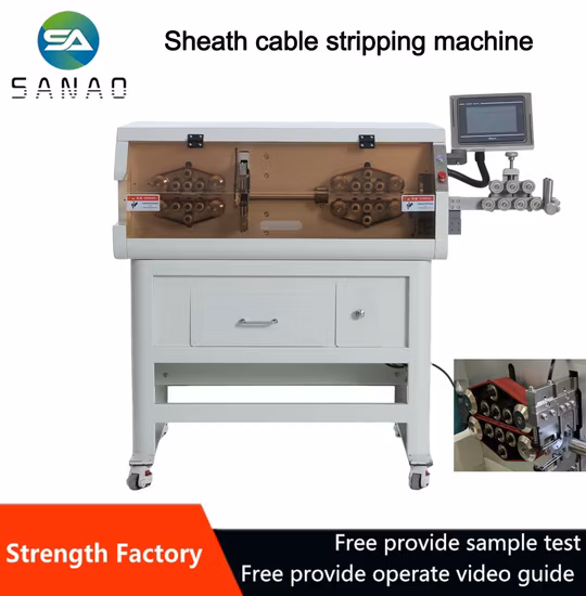 Full Automatic Wire Cutting Stripping Machine Cable Stripper Machine for Sheath Wire