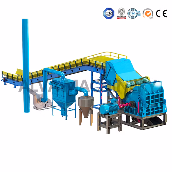 High Output Metal Crushing Machine Scrap Metal Crusher